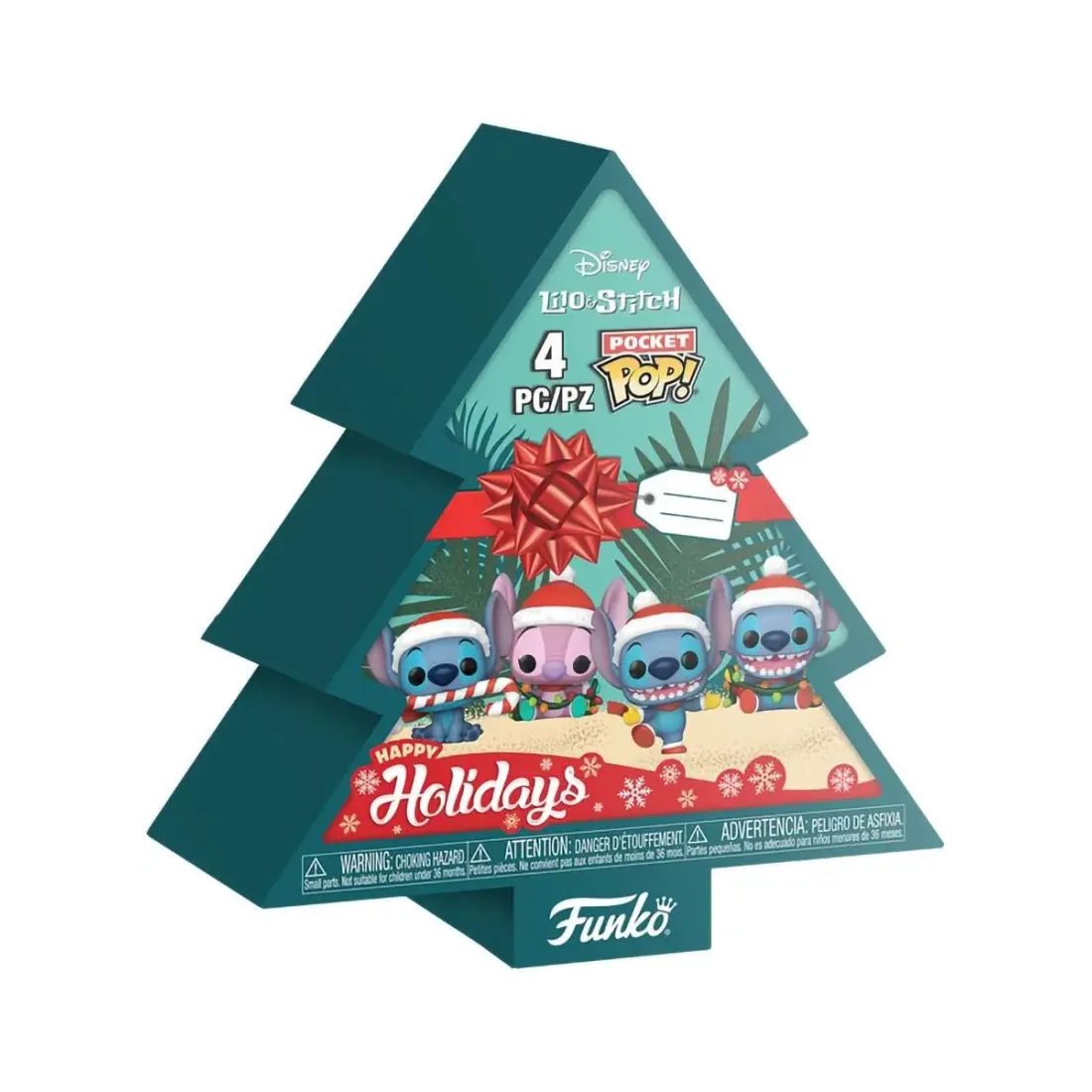 Набор подарочный Funko Pocket POP! Holiday Tree Disney Lilo & Stitch Stitch 4 фигурки 86092