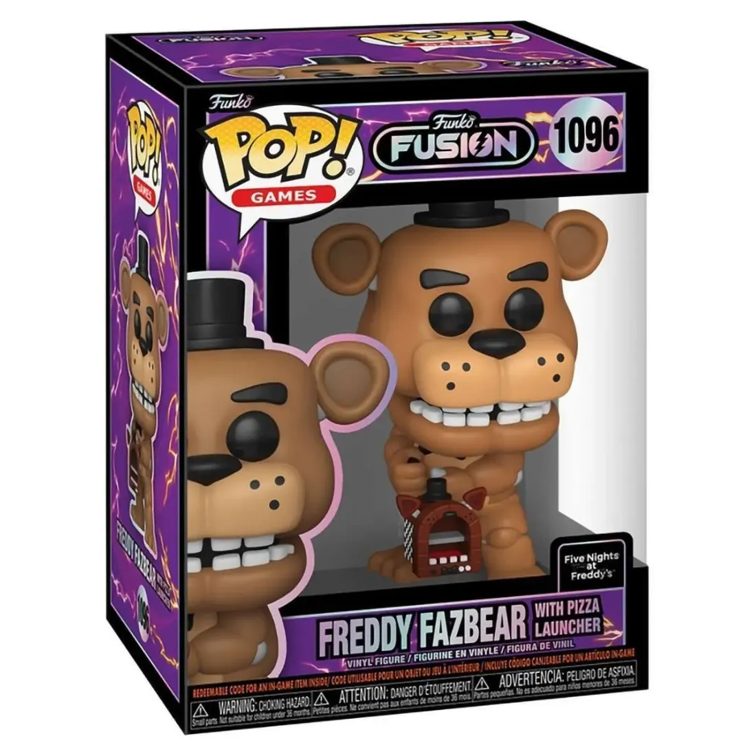 Фигурка Funko POP! Games Funko Fusion FNAF Freddy Fazbear w/Pizza Launcher w/Chase (1096) 88351