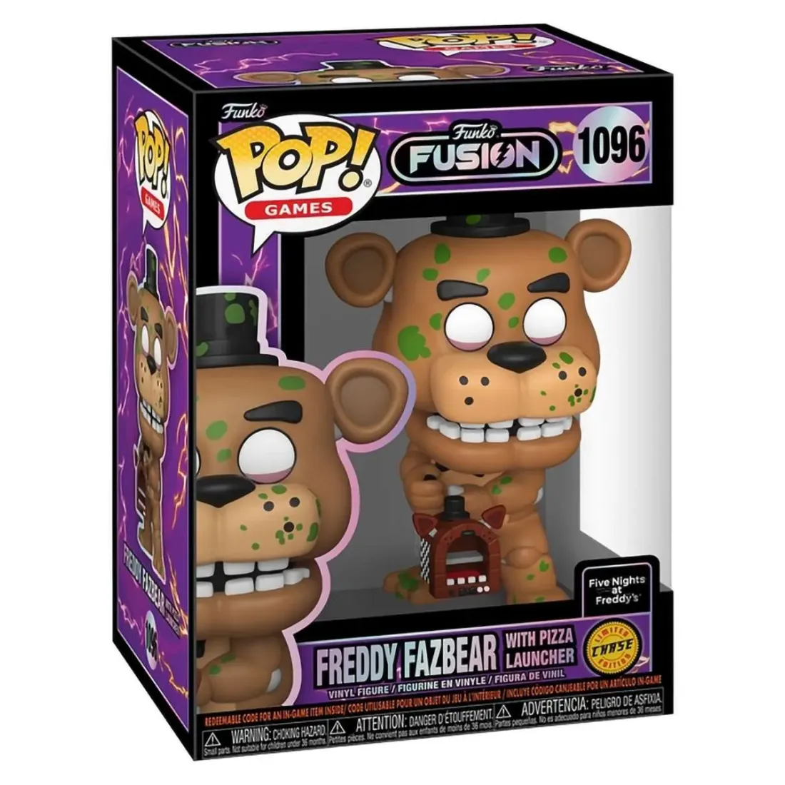 Фигурка Funko POP! Games Funko Fusion FNAF Freddy Fazbear w/Pizza Launcher w/Chase (1096) 88351