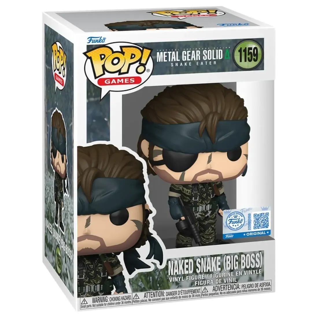 Фигурка Funko POP! Games Metal Gear Solid 3 Naked Snake (Big Boss) (Exc) (1159) 84850