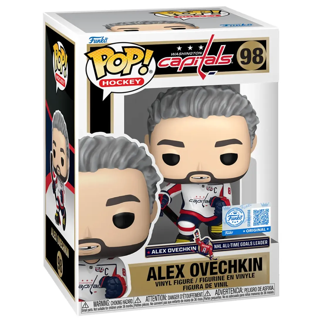 Фигурка Funko POP! NHL Capitals Alex Ovechkin (GR895) (Exc) (98) 92301