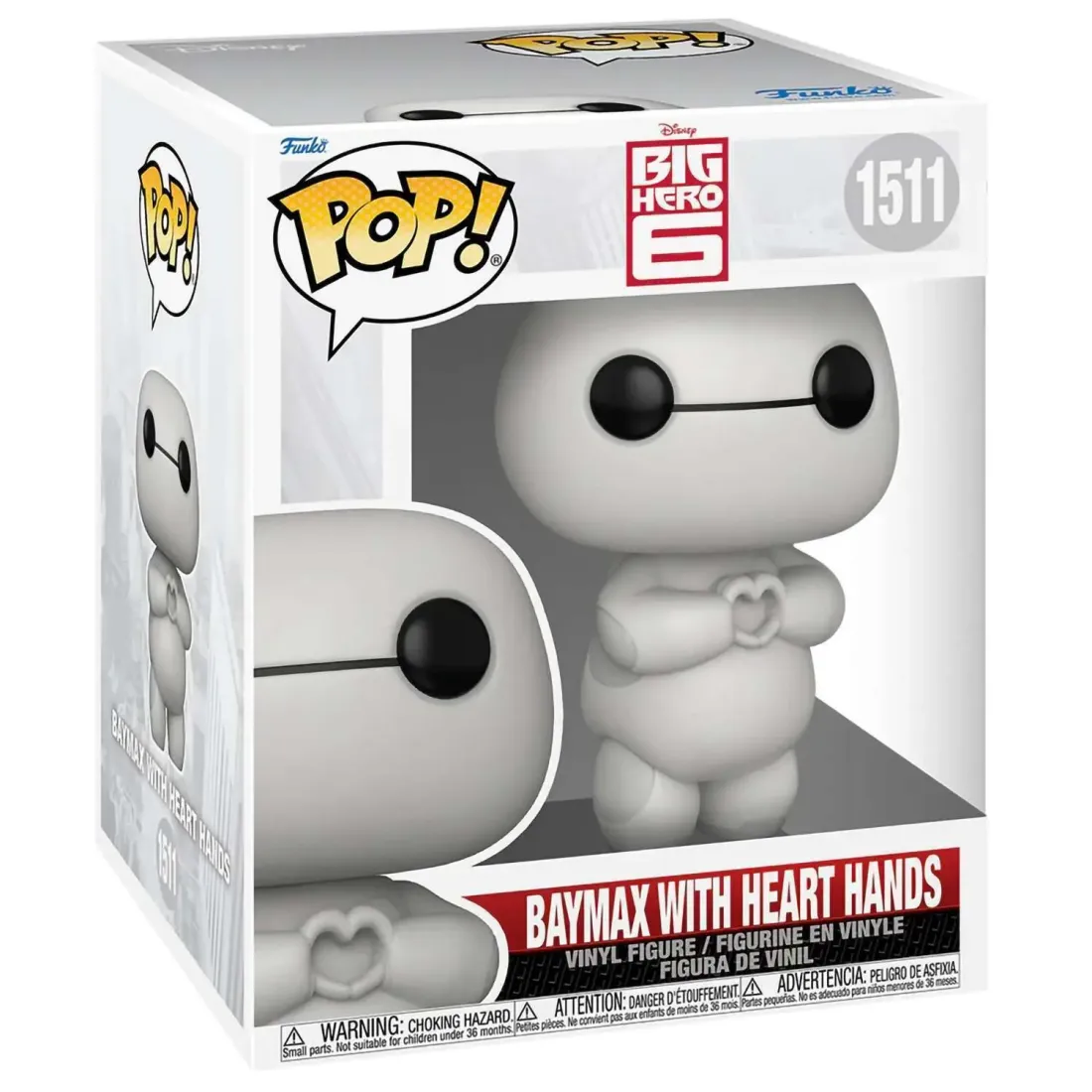 Фигурка Funko POP! Disney Big Hero 6 Baymax with Heart Hands 6