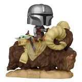 Фигурка Funko POP! Deluxe Bobble Star Wars The Mandalorian Mandalorian w/ Child on Bantha (416)52373