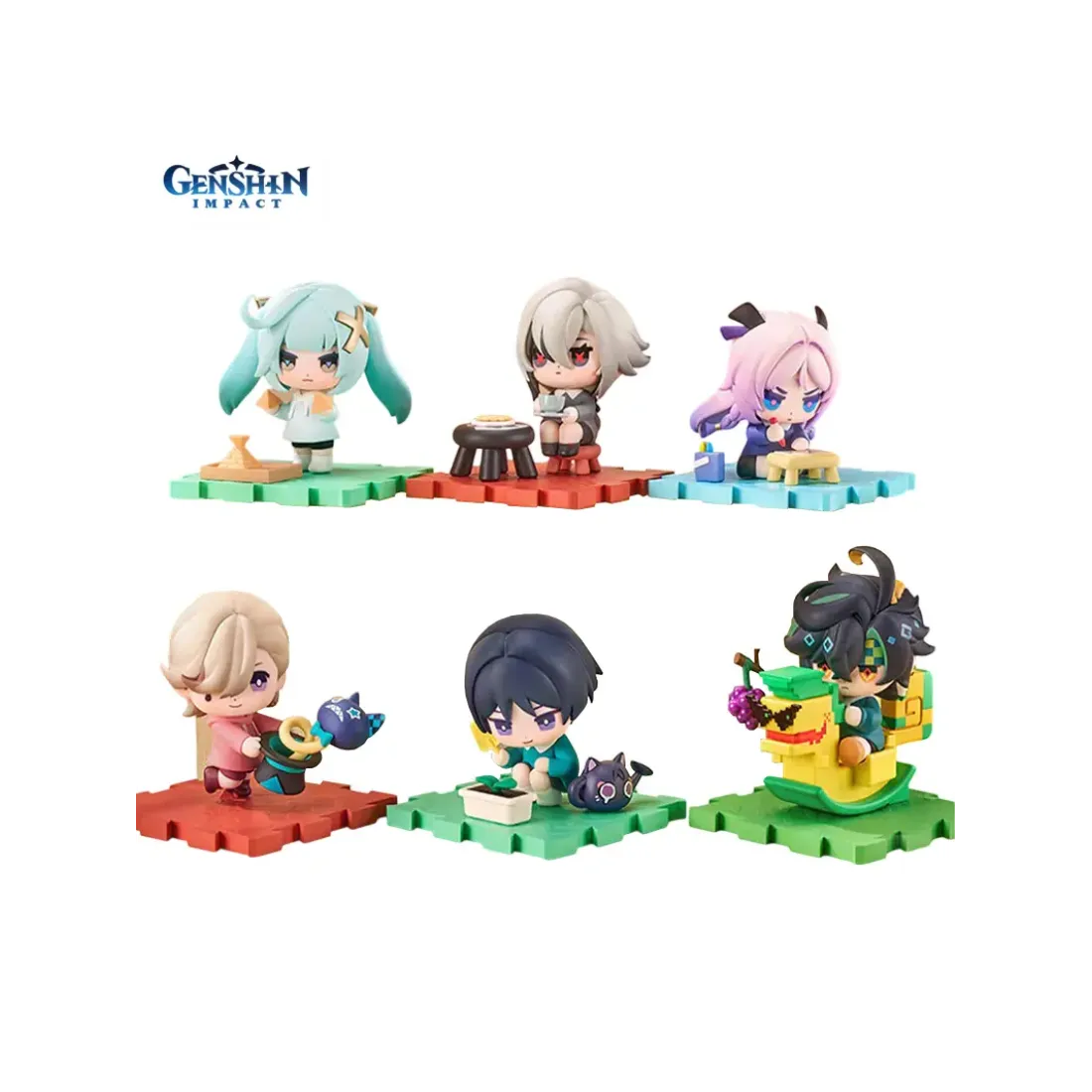 Фигурки Genshin Impact Dreamy Treasure Childhood Series Blind Box Capsules 1шт. 6942421121381
