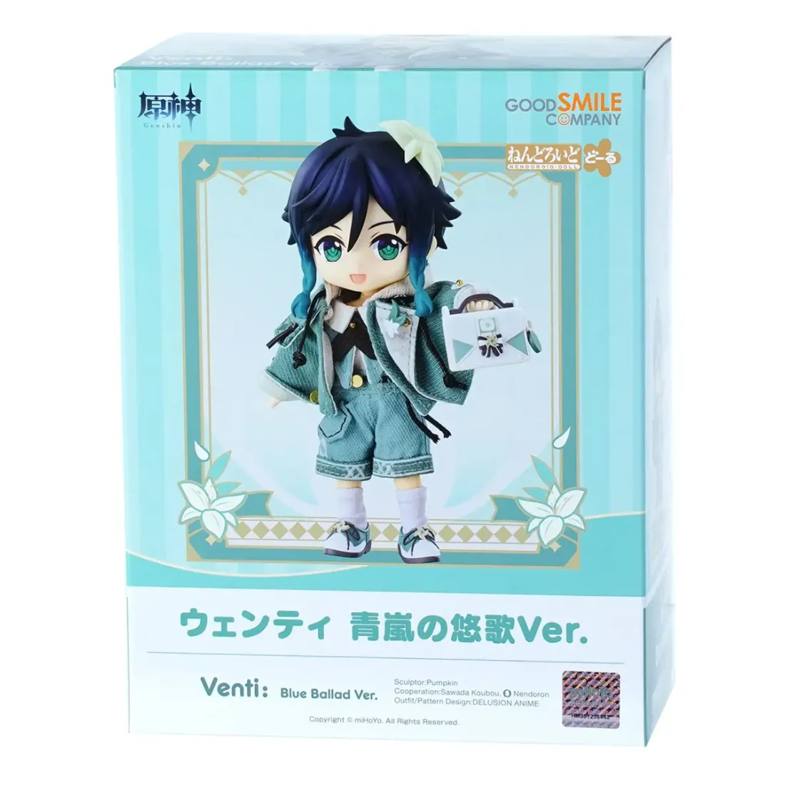 Фигурка Nendoroid Doll Genshin Impact Венти Venti Blue Ballad Ver. 4580590205185