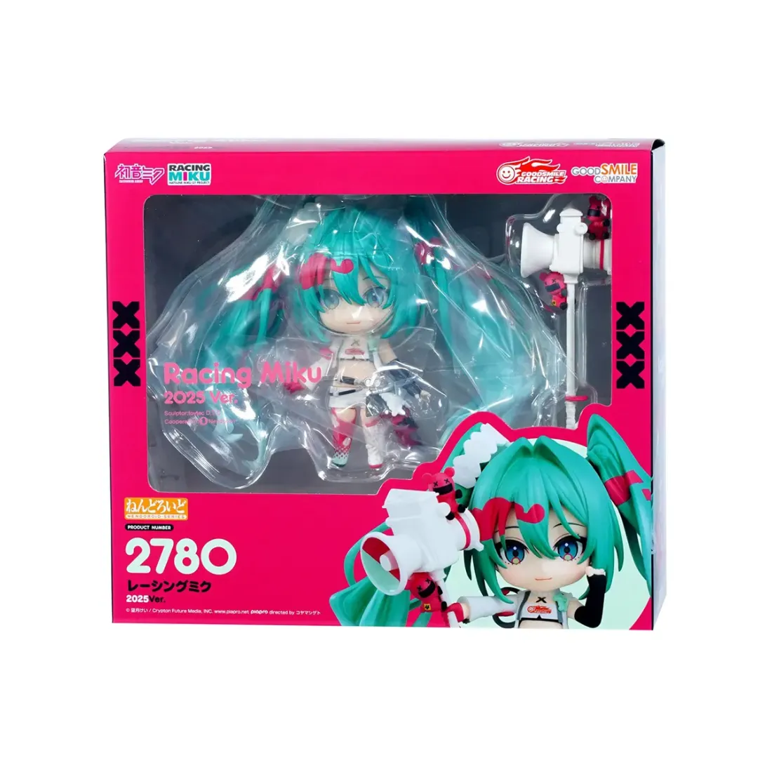 Фигурка Anime Nendoroid Hatsune Miku Racing: 2025 Ver. 10см. 4571697183780