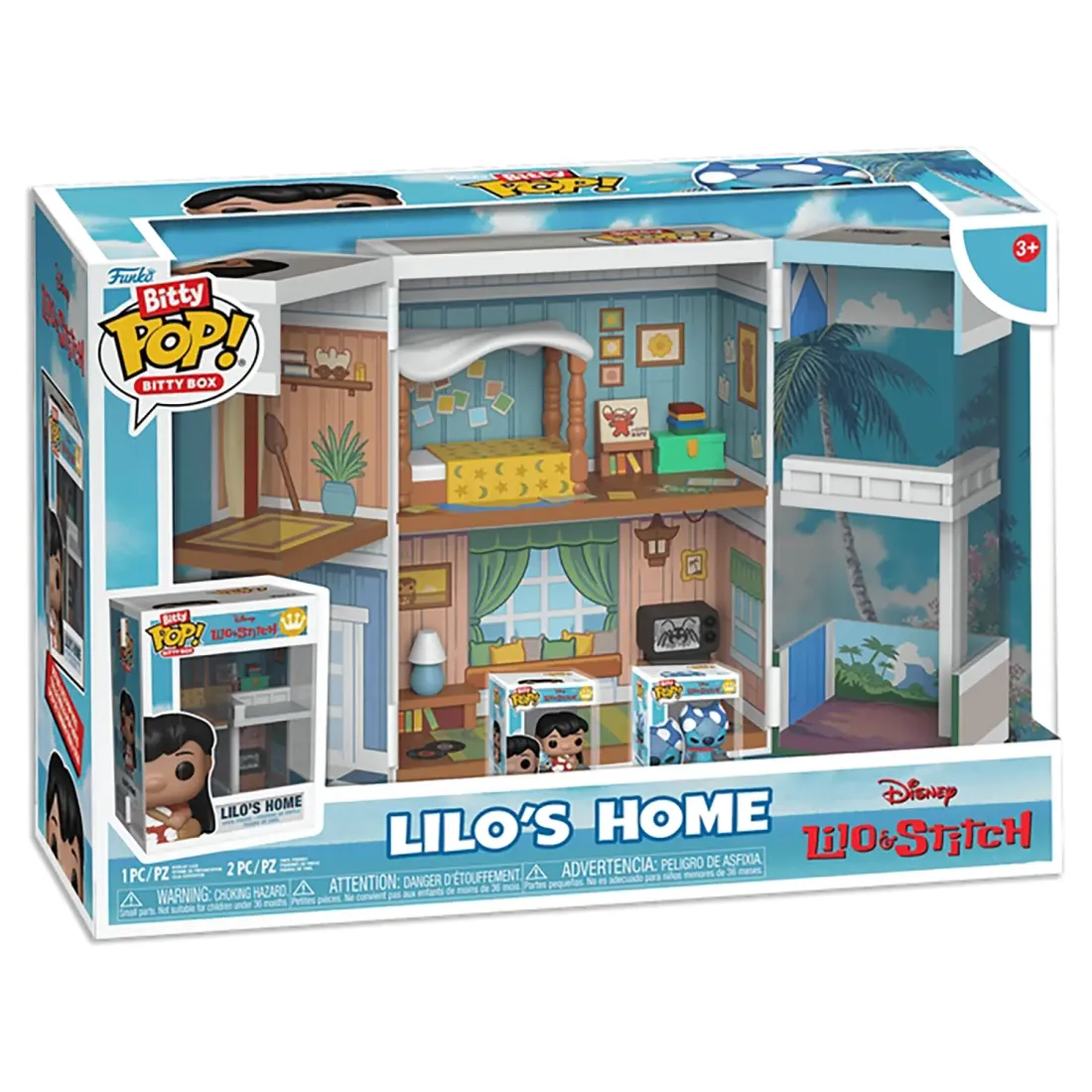 Набор Funko Bitty POP! Bitty Box Disney Lilo & Stitch Lilo\'s Home +2 Bitty POP! Lilo+Stitch 85536