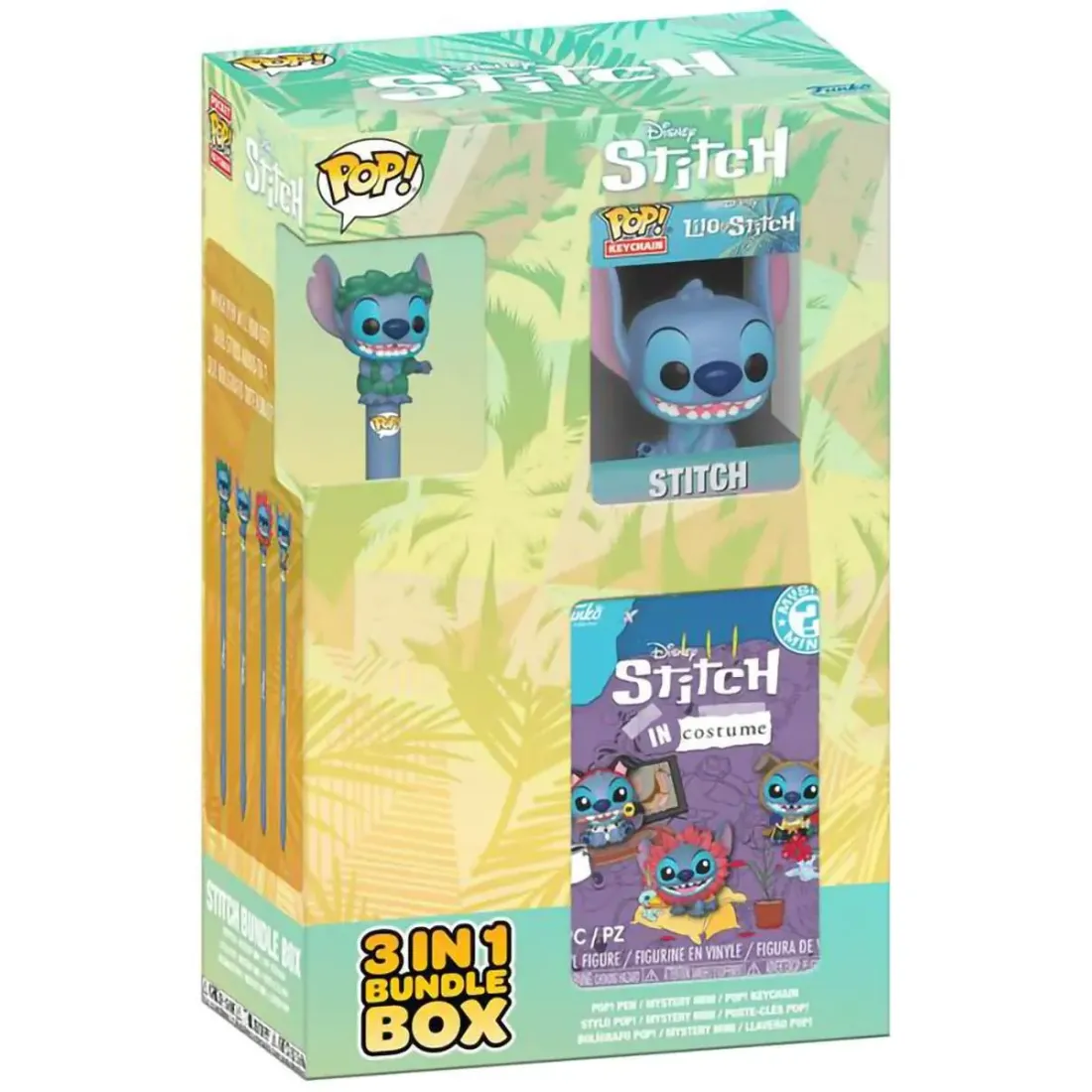 Набор Funko POP! Disney Lilo & Stitch ручка+брелок+ фигурка MM Stitch in Costume 3шт 92851