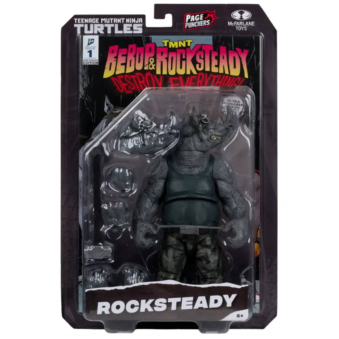 Фигурка Черепашки Ниндзя with Comic WaVe2 Rocksteady 11349
