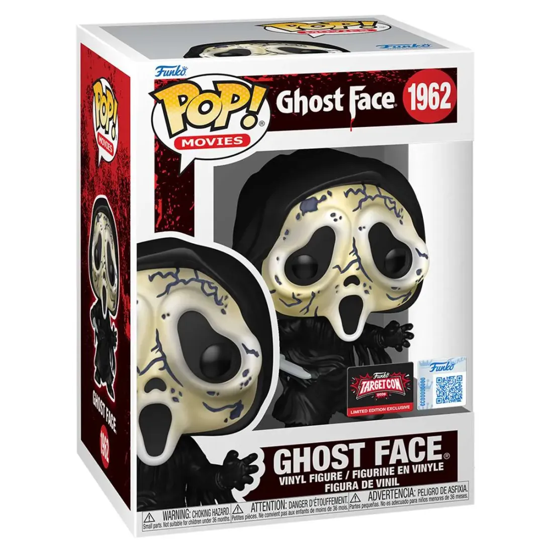 Фигурка Funko POP! Movies Ghost Face Ghost Face (Distressed Mask) (Exc) (1962) 91879