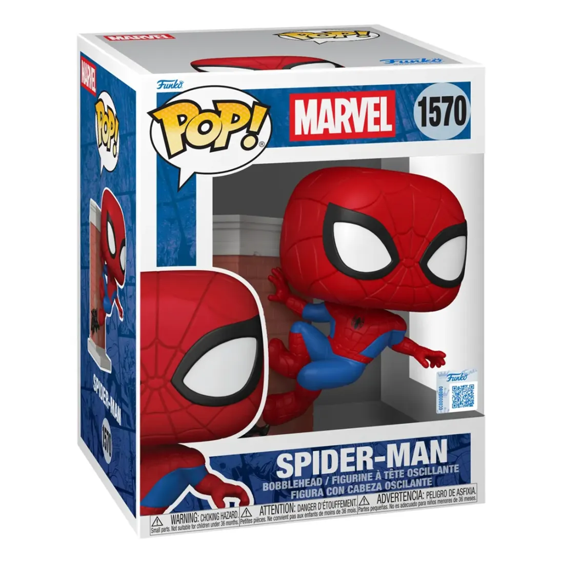 Фигурка Funko POP! Premium Bobble Marvel Spider-Man Spider-Man Leaning (Exc) (1570) 91810