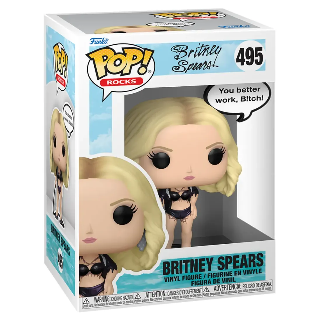 Фигурка Funko POP! Rocks Britney Spears (You better work) (495) 90136
