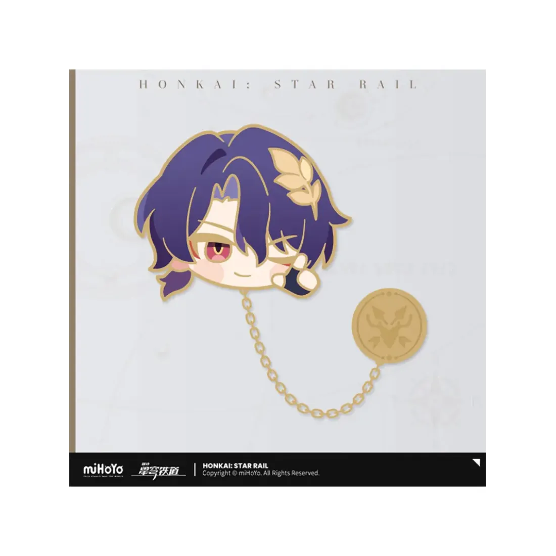 Значок Хонкай Dr. Ratio Доктор Рацио 6942421187103