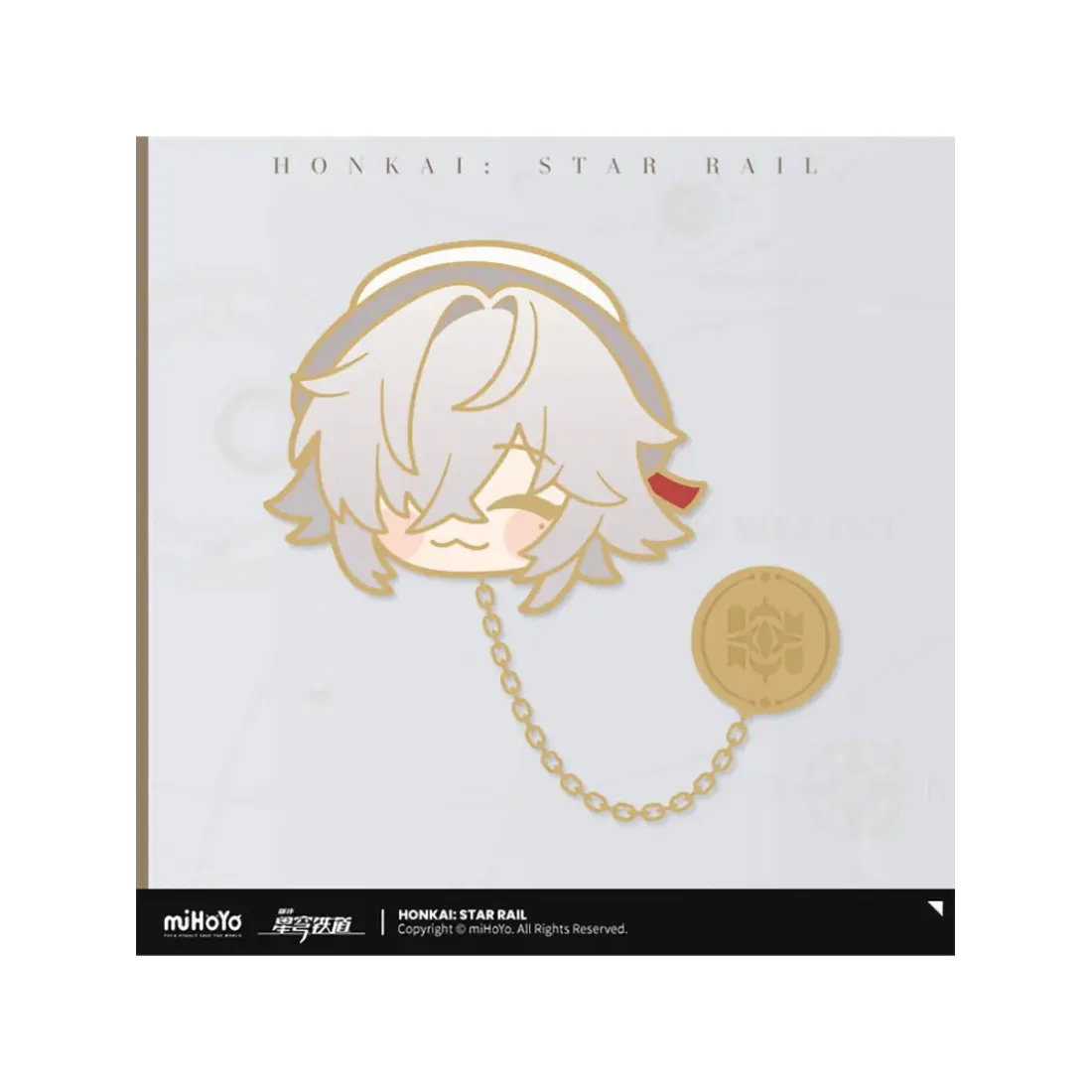 Значок Хонкай Jing Yuan Цзин Юань 6942421187097