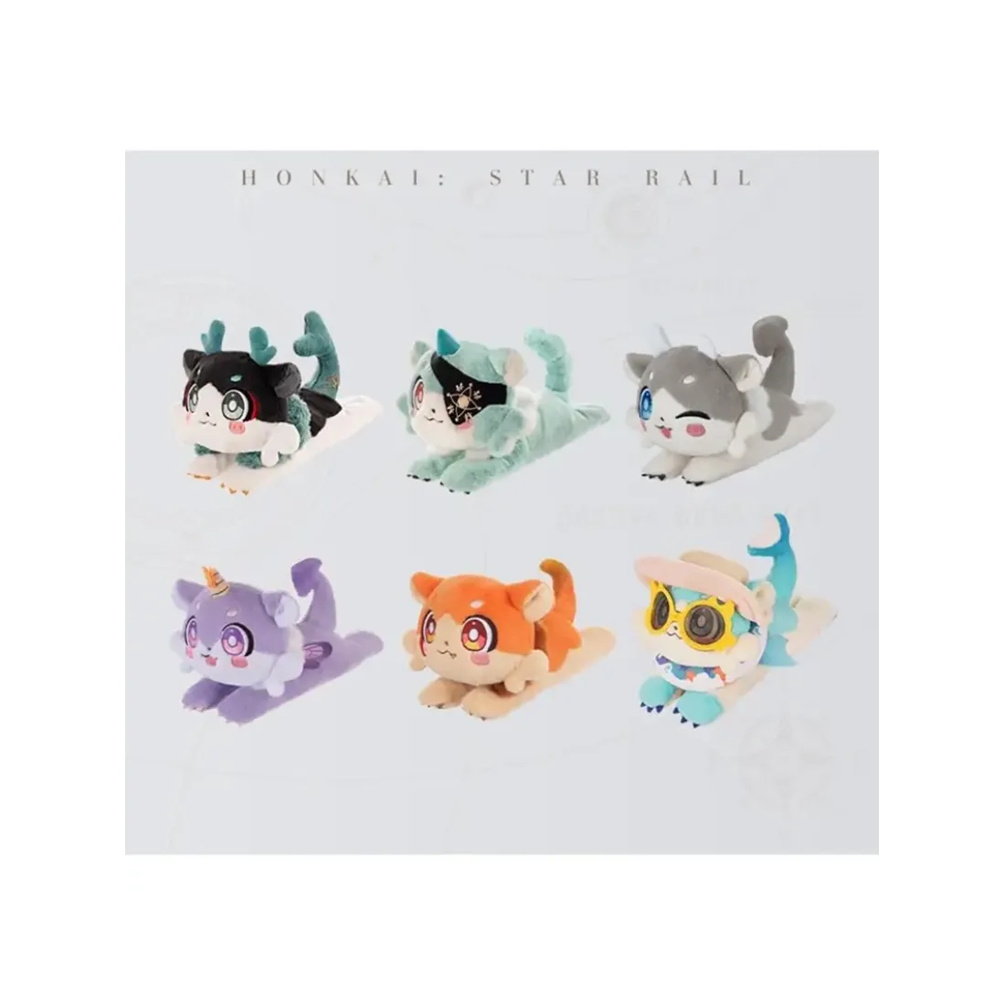 Плюшевая игрушка Хонкай Awooo Series Sated Dragon 25см 6942421191018