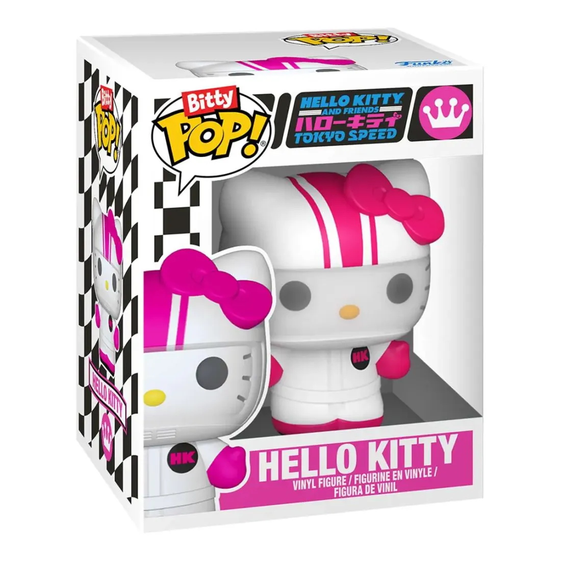 Фигурка Funko Bitty POP! Rides Hello Kitty And Friends Hello Kitty in Racecar 90111