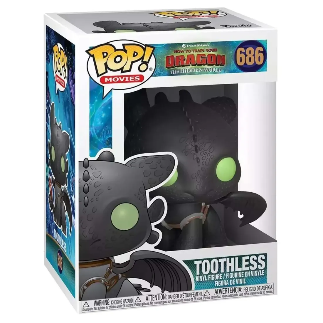 Фигурка Funko POP! Movies How to Train Your Dragon 3 Toothless (686) 36355