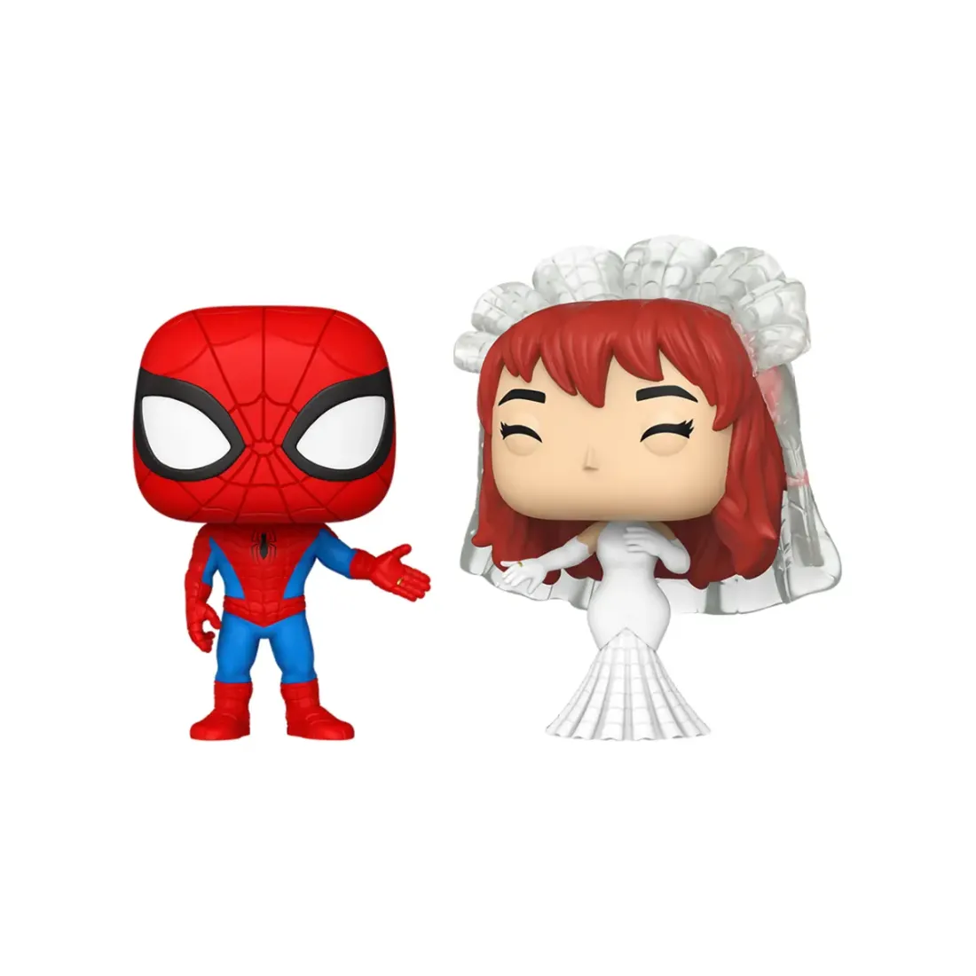 Набор Funko POP! Bobble Marvel Superhero Couples Spider-Man and MJ 2шт 90297