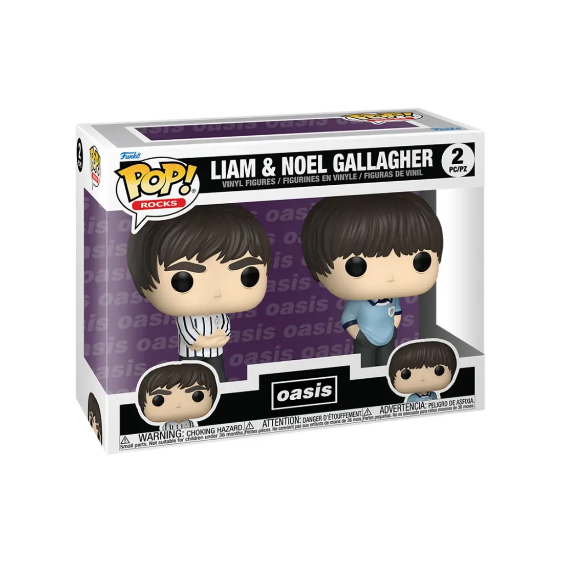 Набор Funko POP! Rocks Oasis Liam & Noel Gallagher 2шт 89383