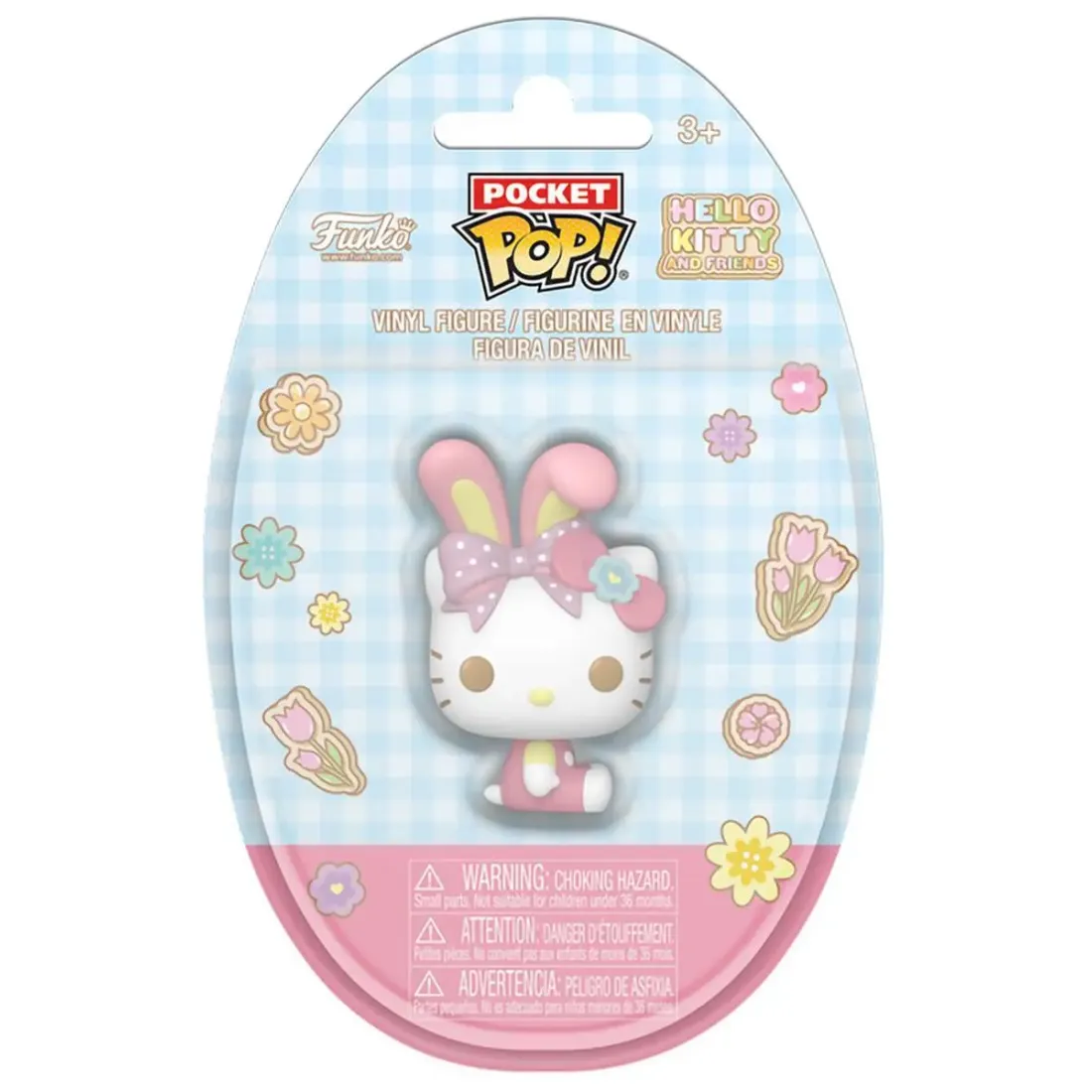 Фигурка Funko Pocket POP! Easter Egg Hello Kitty And Friends Hello Kitty with Bunny Ears 89032