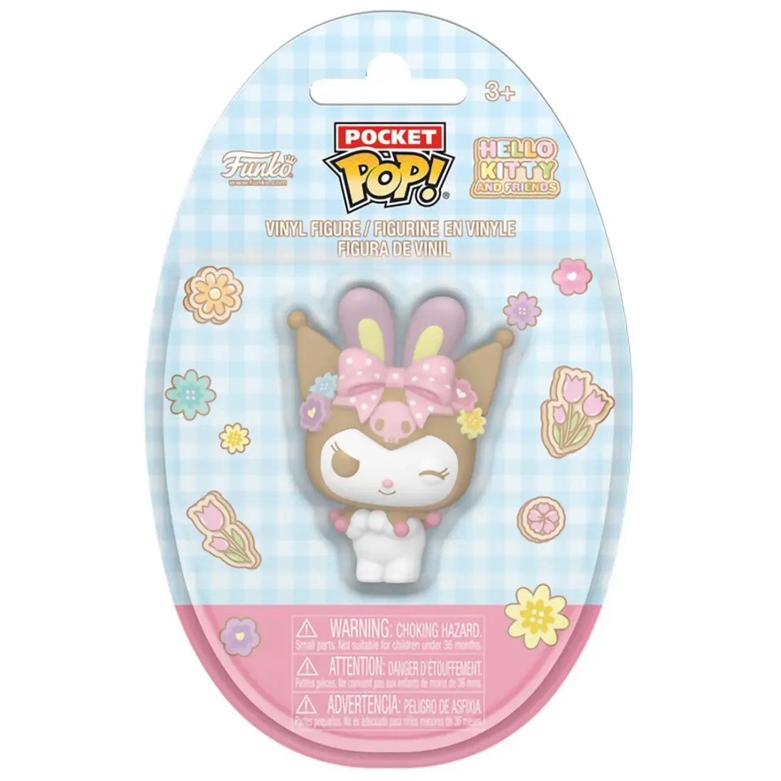 Фигурка Funko Pocket POP! Easter Egg Hello Kitty And Friends Kuromi​ with Bunny Ears 89033