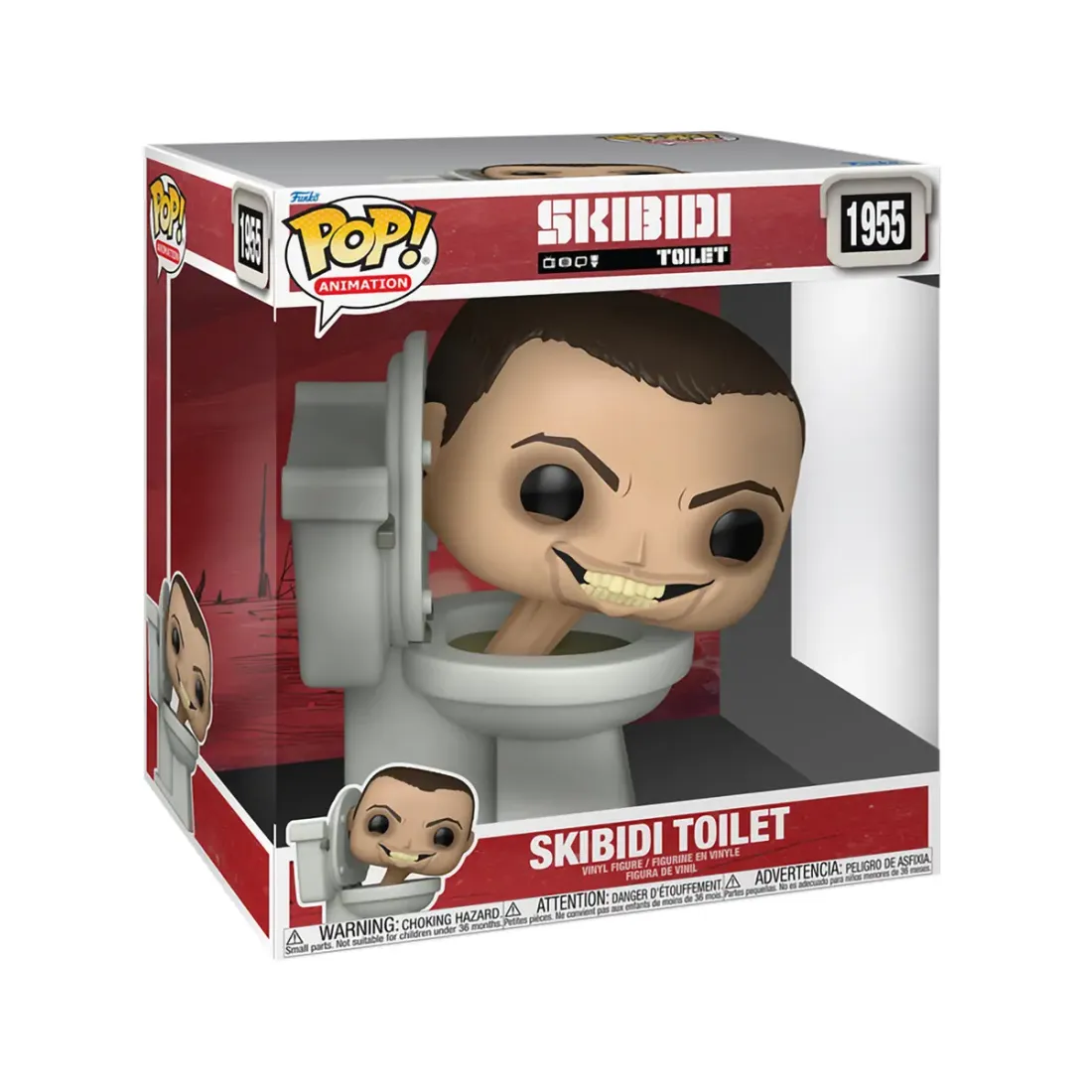 Фигурка Funko POP! Animation Skibidi Toilet Skibidi Toilet 10" (1955) 88834