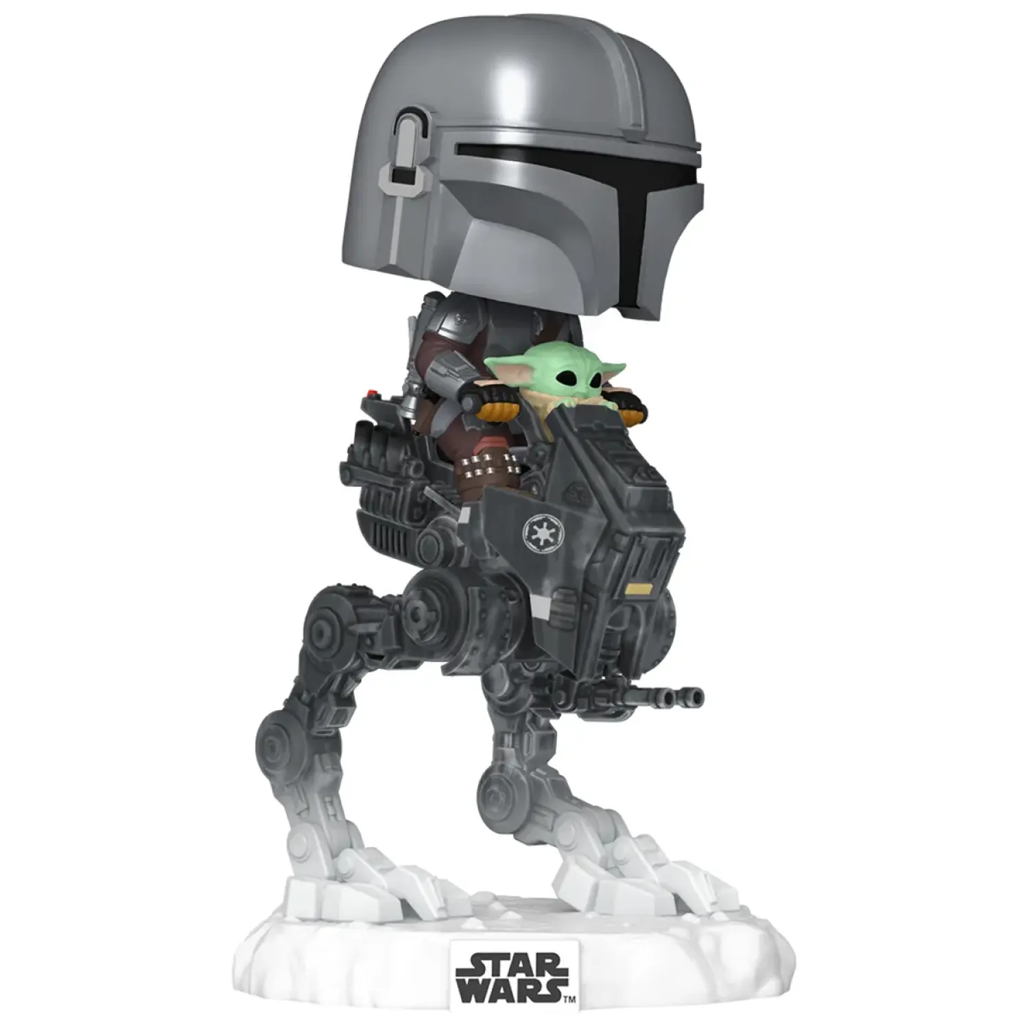 Фигурка Funko POP! Rides Bobble Star Wars M & G Mandalorian with Grogu (837) 90812