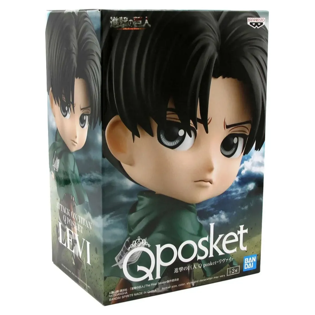 Фигурка Аниме Q Posket Attack On Titan Levi (Ver A) 14cm BP18529P