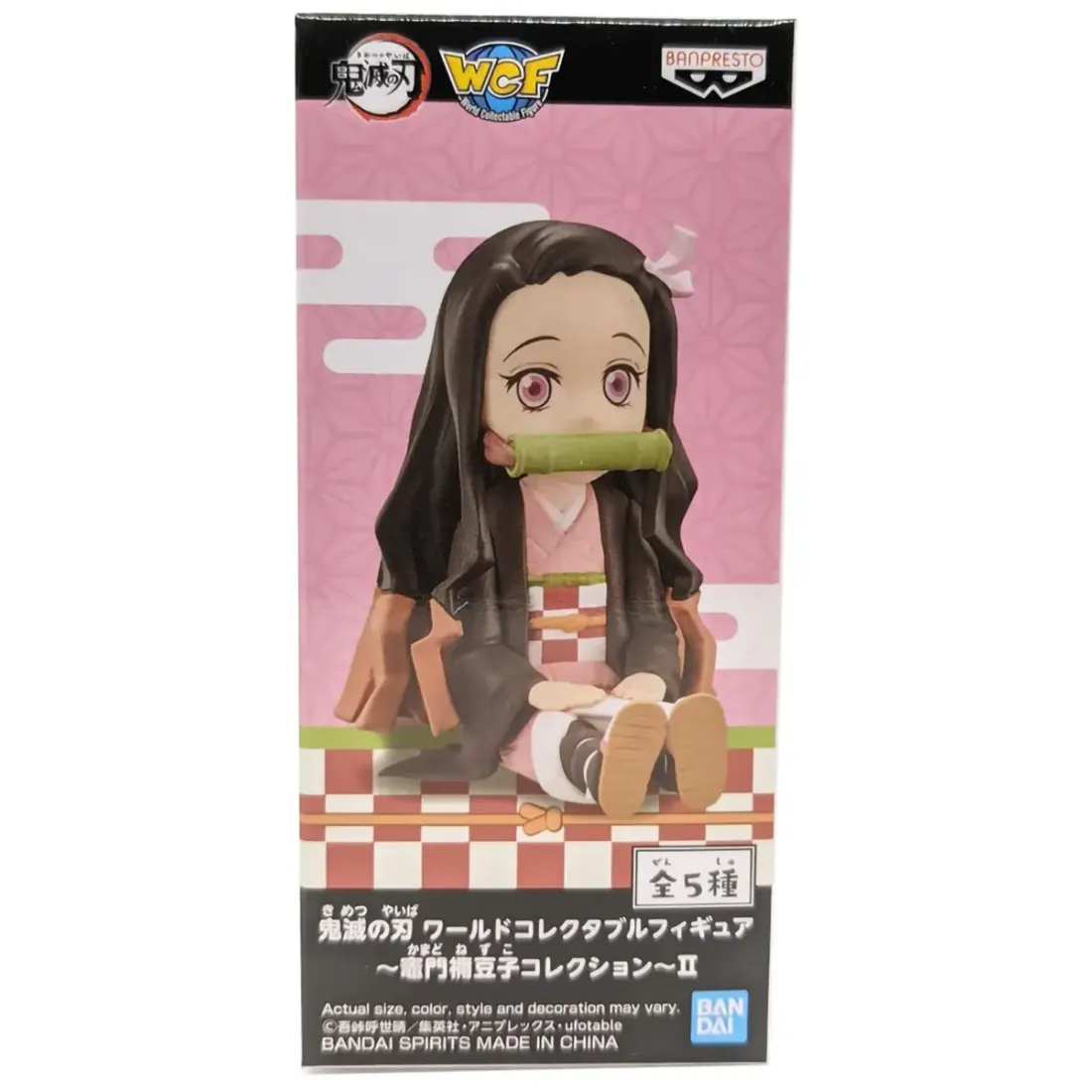 Фигурка Аниме Клинок рассекающий WCF Nezuko Kamado №2 7см 1шт. BP17456