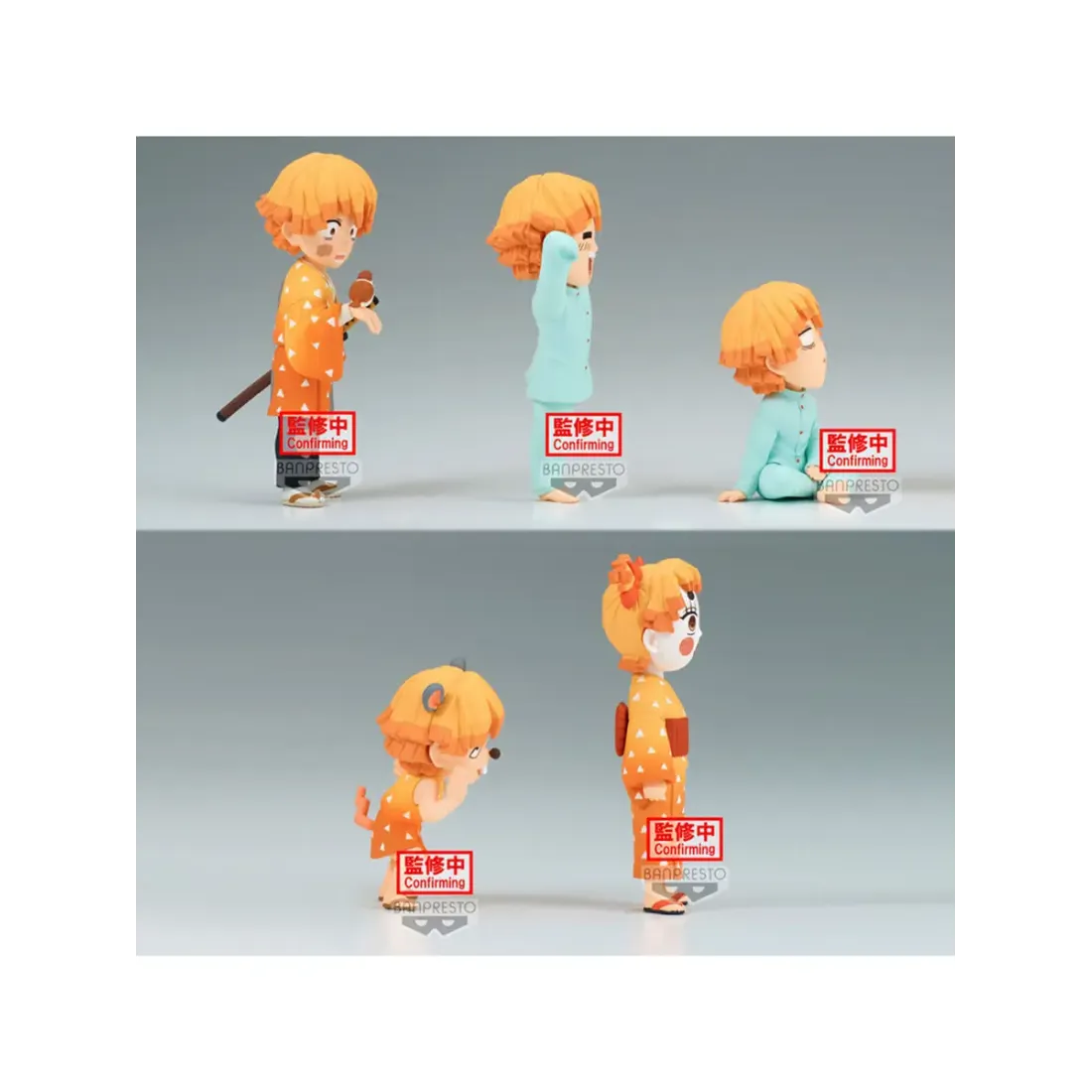 Фигурка Аниме Клинок рассекающий демонов WCF Zenitsu 7см 1шт. BP18772