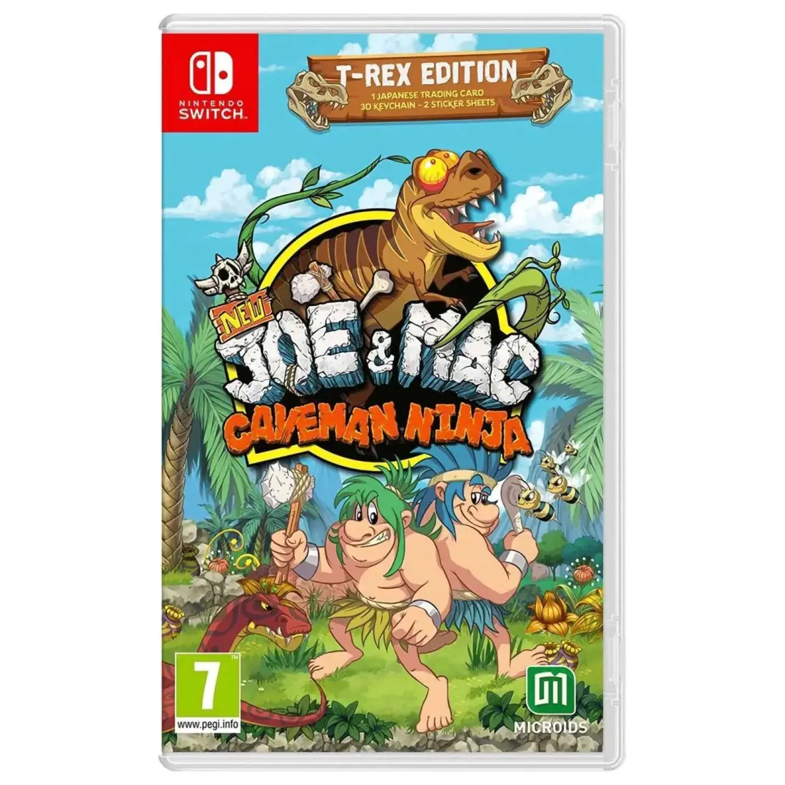 New Joe And Mac Caveman Ninja /Switch (Русские субтитры)