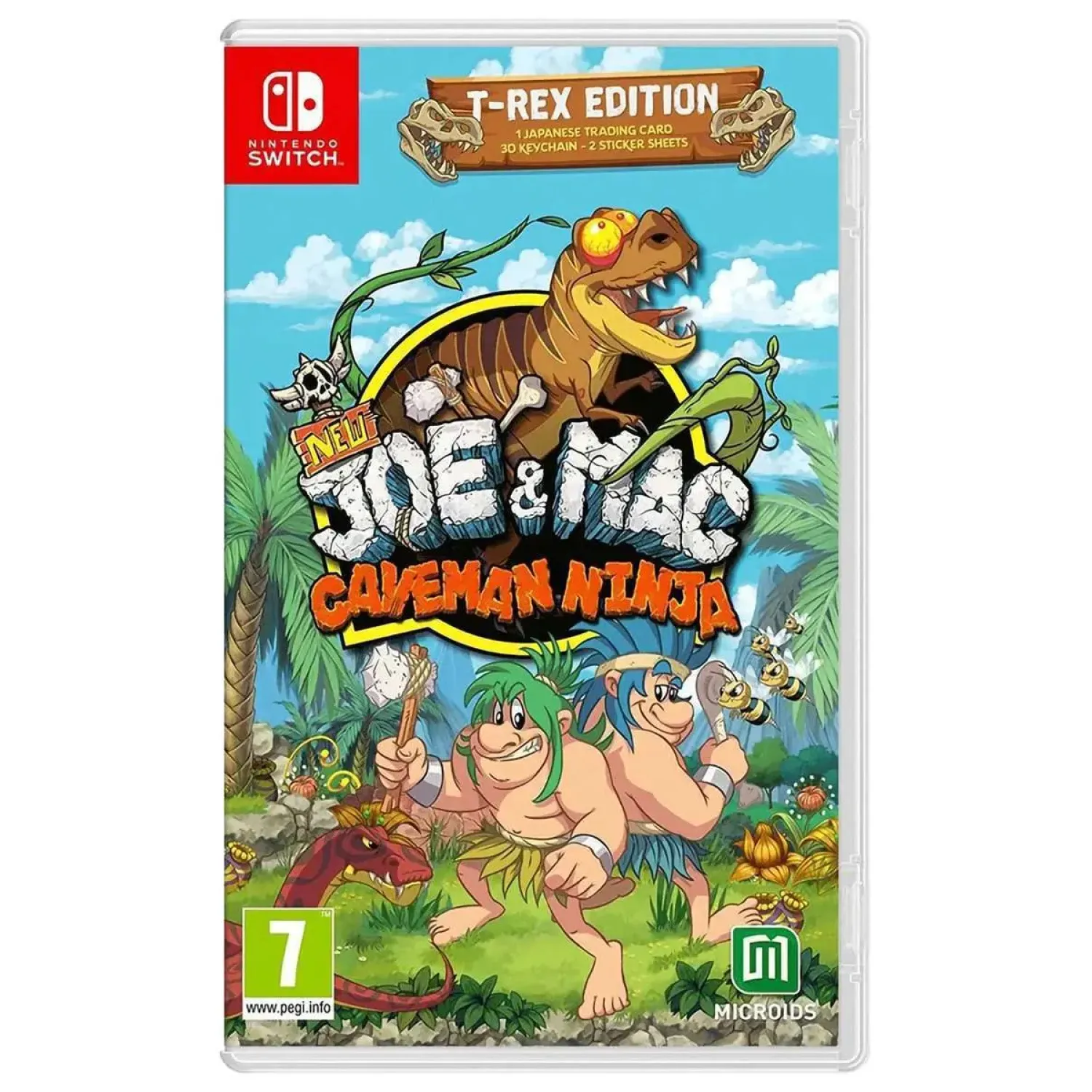 New Joe And Mac Caveman Ninja /Switch (Русские субтитры)