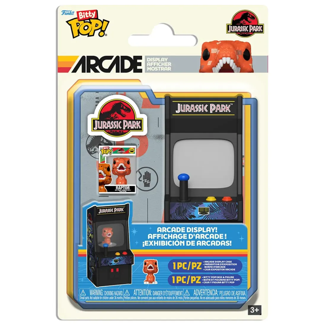 Набор Funko Bitty POP! Arcade Jurassic Park Raptor 90117