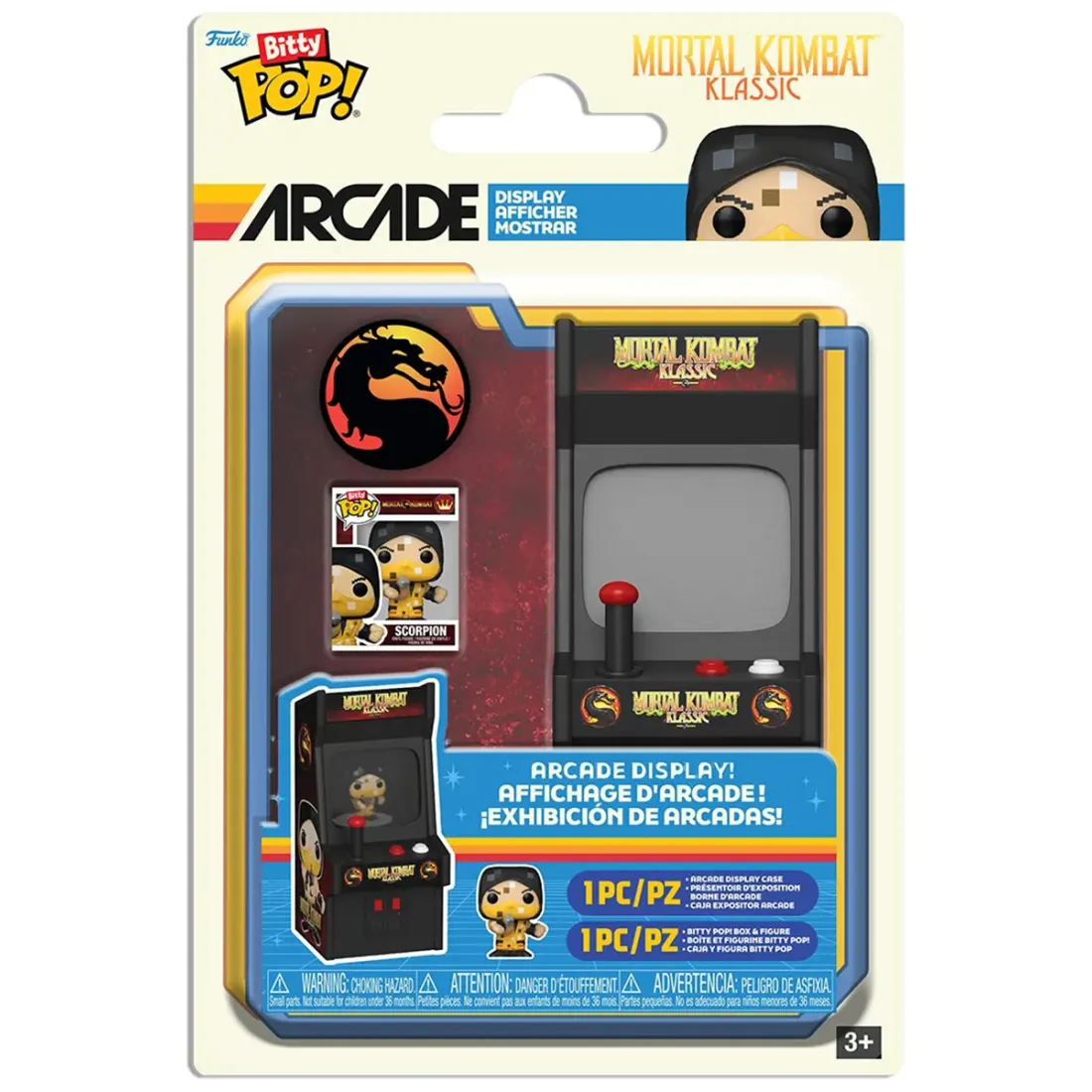 Набор Funko Bitty POP! Arcade Mortal Kombat Scorpion 91394