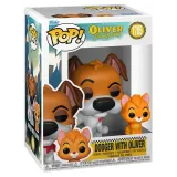Фигурка Funko POP! Disney Oliver and Company Dodger with Oliver w/Chase (1705) 90329