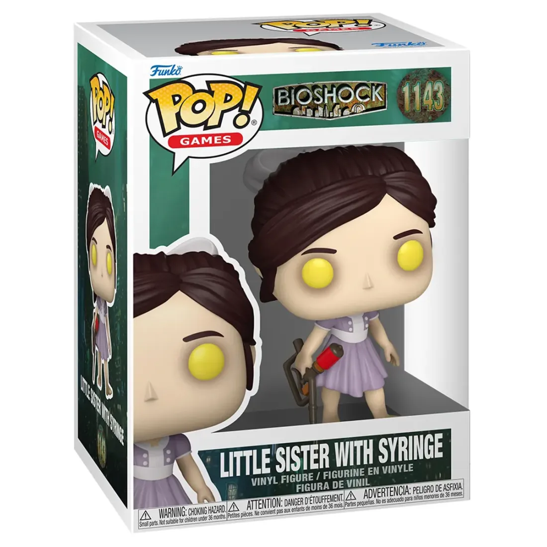 Фигурка Funko POP! Games Bioshock Little Sister with Syringe (1143) 90830