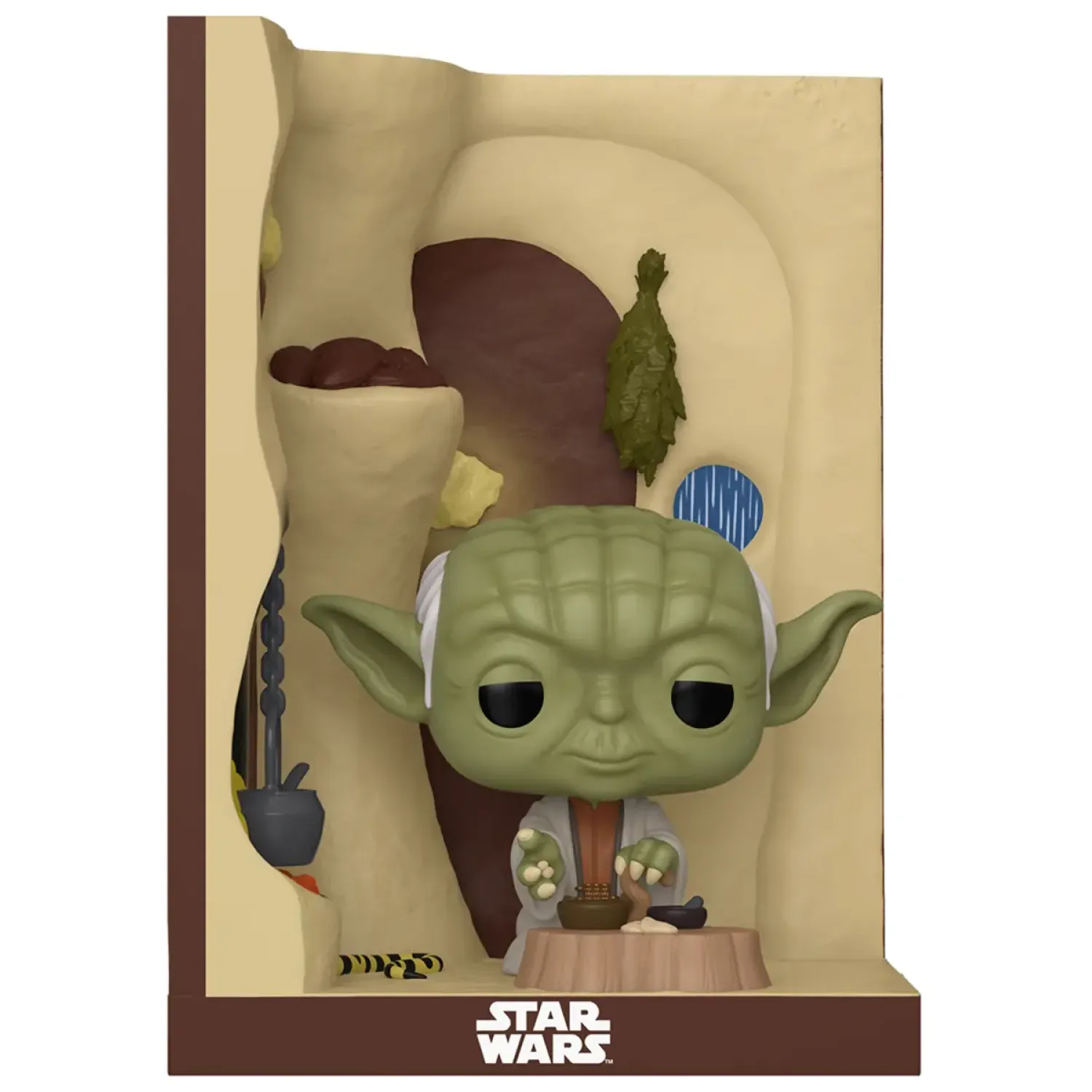 Фигурка Funko POP! Nooks Bobble Star Wars Yoda in His Hut 90375