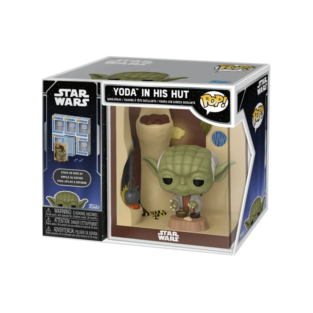 Фигурка Funko POP! Nooks Bobble Star Wars Yoda in His Hut 90375