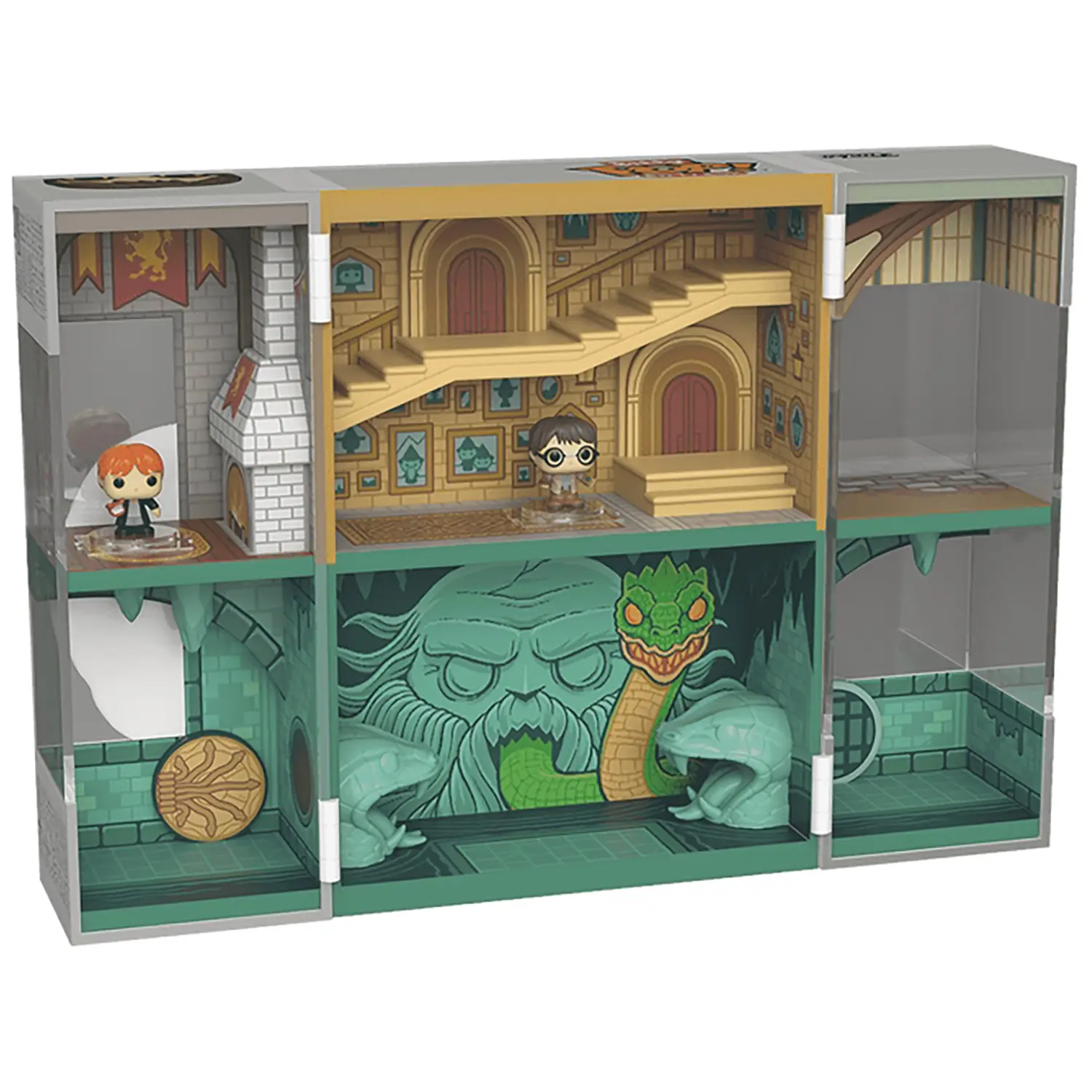 Набор Funko Bitty POP! Bitty Box Harry Potter Hogwarts Castle +2 Bitty POP! Harry+Ron 85533