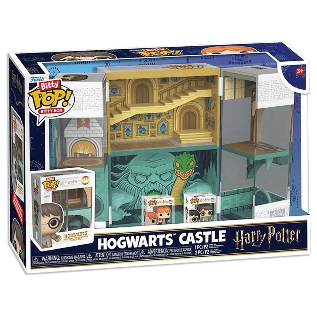 Набор Funko Bitty POP! Bitty Box Harry Potter Hogwarts Castle +2 Bitty POP! Harry+Ron 85533