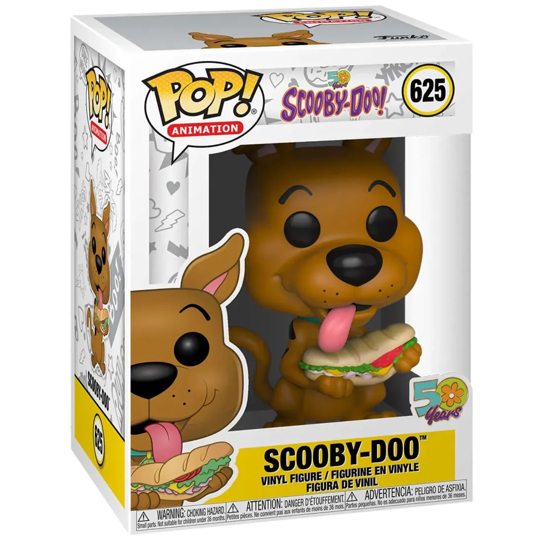 Фигурка Funko POP! Animation Scooby-Doo 50th Anniversary Scooby-Doo w/ Sandwich (625) 39947