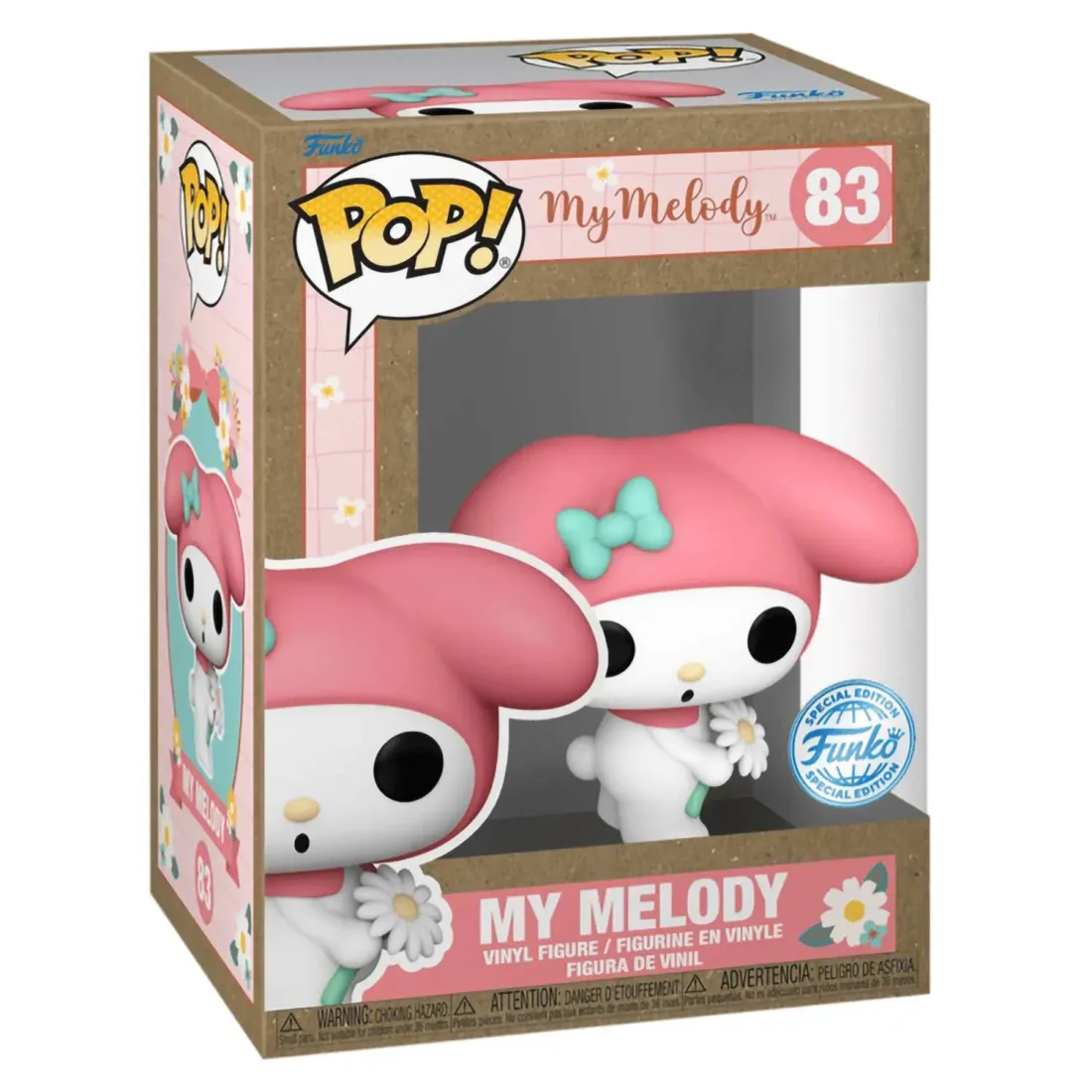 Фигурка Funko POP! My Melody My Melody (with Flower) Earth Day (Exc) (83) 76722