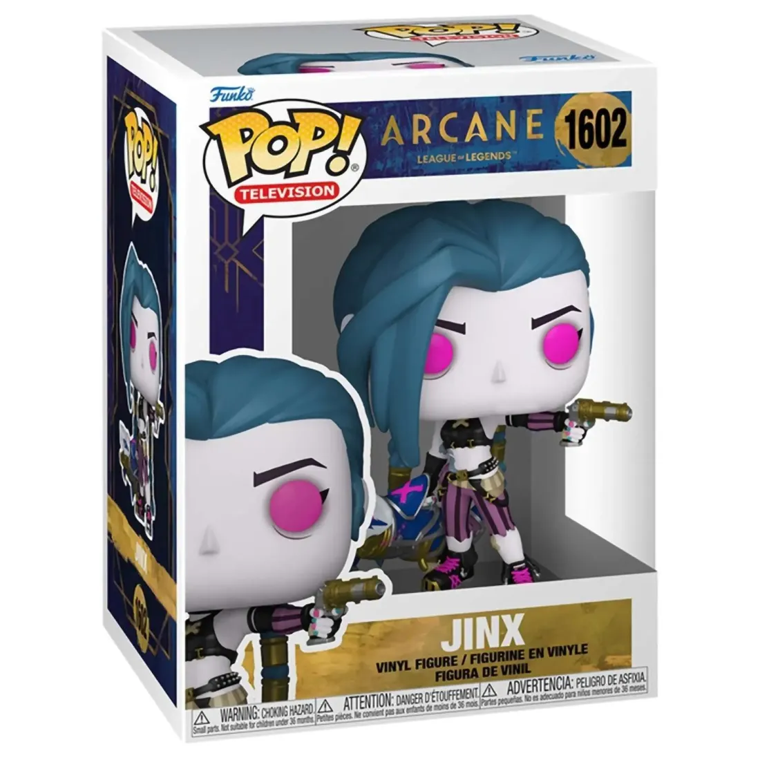 Фигурка Funko POP! TV Arcane League of Legends Jinx (1602) 75649