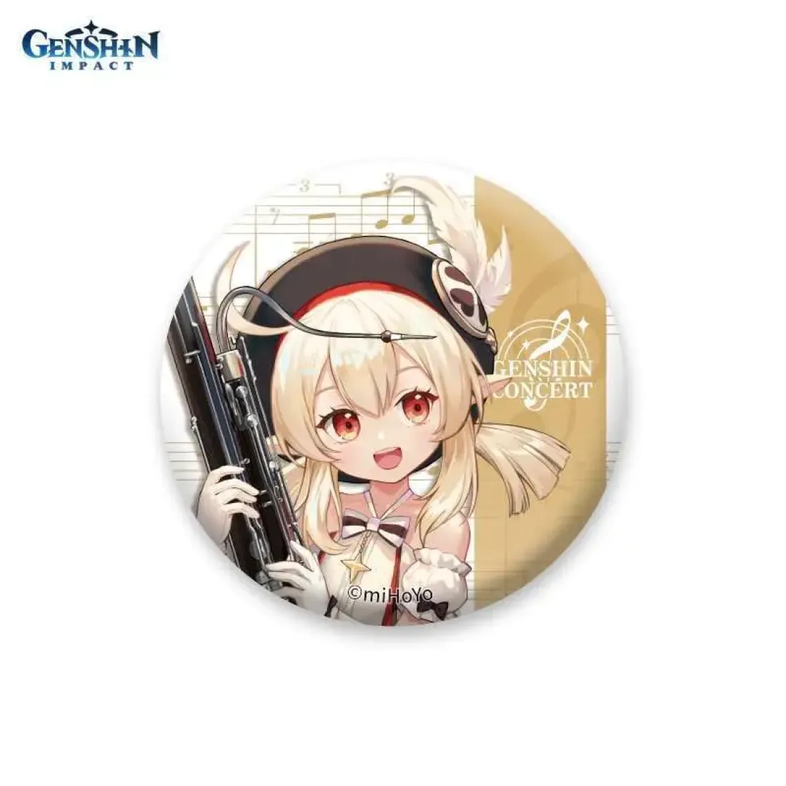 Значок Genshin Concert Melodies of an Endless Journey Can Badge Klee 6974096537099