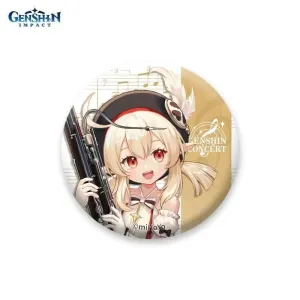 Значок Genshin Concert Melodies of an Endless Journey Can Badge Klee 6974096537099