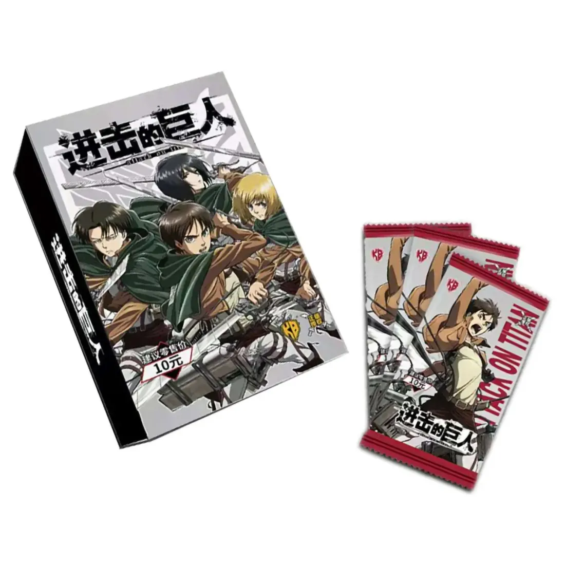 Коллекционные аниме карточки Attack on Titan 2nd Series Offline Edition 1 блистер 697541063036