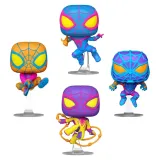 Фигурка Funko POP! Bobble Marvel Games Miles Morales (BLKLT) (Exc) 4PK 69140