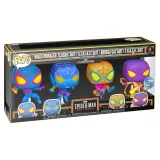 Фигурка Funko POP! Bobble Marvel Games Miles Morales (BLKLT) (Exc) 4PK 69140