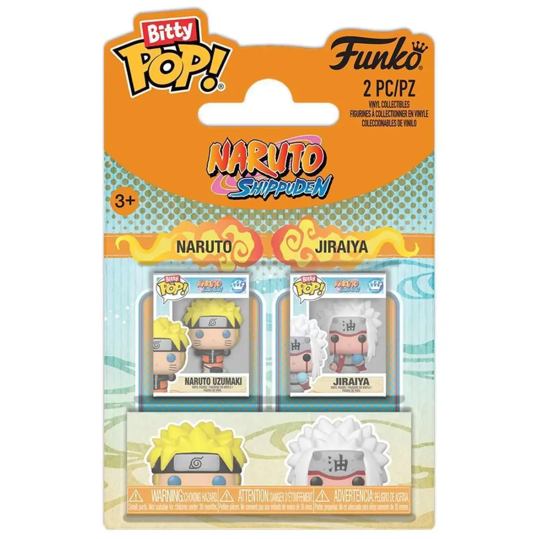 Набор Funko Bitty POP! Naruto Shippuden Naruto & Jiraiya (Exc) 2шт 92842