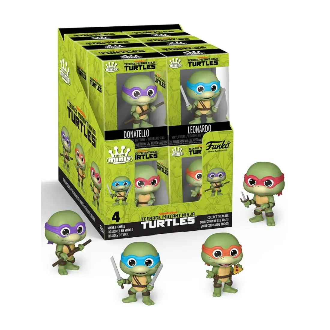Фигурка Funko Minis TMNT 2 The Secret of the Ooze 1 штука в ассортименте (из 4) 92353